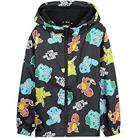 Pokémon Chaqueta Impermeable Niño Ropa Lluvia Abrigo Entretiempo