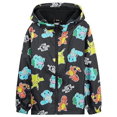 Pokémon Chubasquero Chaqueta Impermeable Niño Ropa Lluvia Abrigo Entretiempo Rainwear 4-14 Años | Ya disponible en tu tienda friki favorita! En mundofriki.es!
