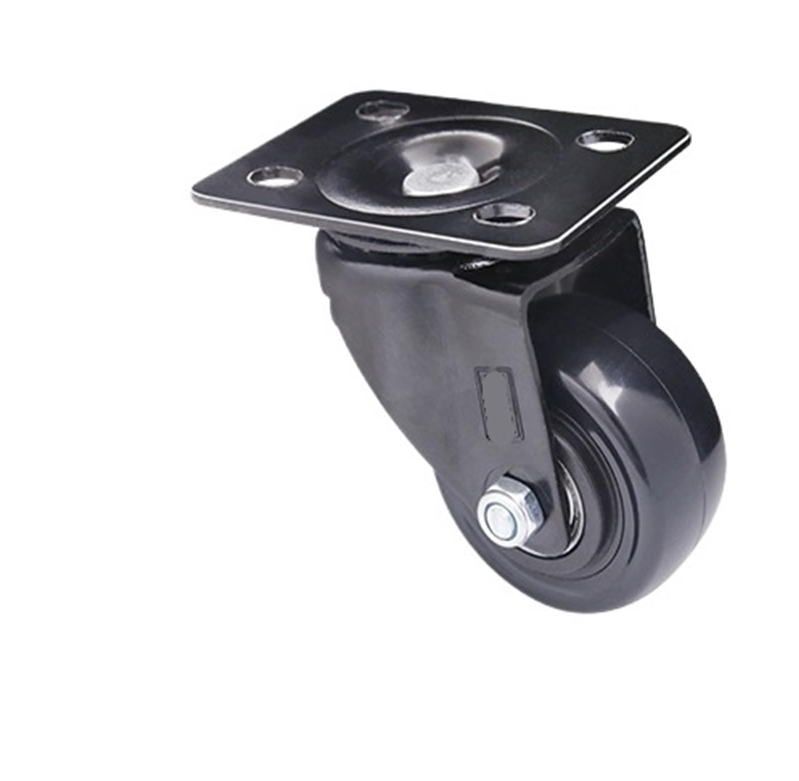MXXDMOPD 2 Pieces/lot Swivel Wheel with Brake Heavy Duty 1.5 inch Steering Pulley Silent Furniture Cabinet Trolley Caster(1.5-inch- B)