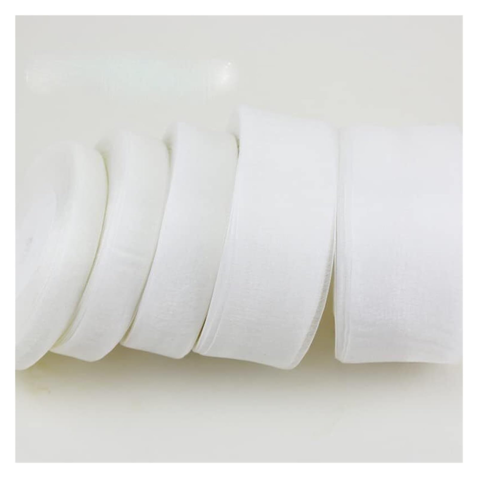 rolki wstążek z organzy, Wstążka do pakowania prezentów z organzy 50 metrów, wielokolorowa, 12-50 mm(Red,50mm)