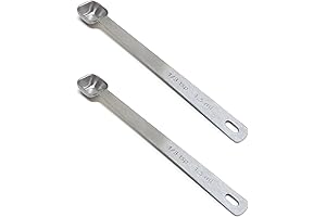 2 PCS 1/5 tsp Measuring Spoon,Stainless Steel Small Single Scoop