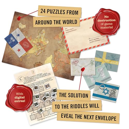 Image of Hidden Games - Professor Charlie's World Tour - Puzzle Advent Calendar