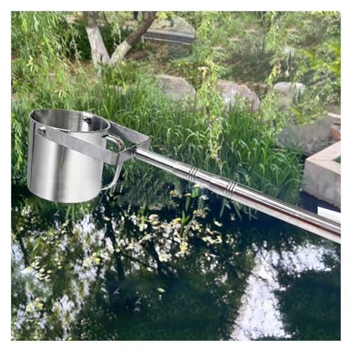 Campionatore d'acqua in acciaio inox con asta estensibile, perfetto per piscine, laboratori, fabbriche e fiumi, strumento ideale per campionamento dell'acqua per professionisti e appassionati