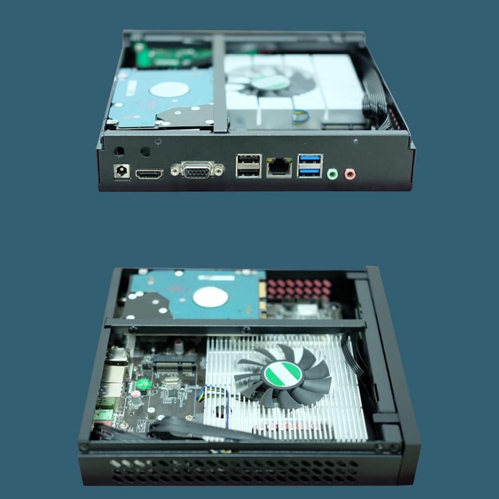 DX01 Cienka Obudowa Komputera Stacjonarnego ITX Akcesoria Cienka Obudowa Komputera O Połowie Wysokości Przenośna Obudowa Komputera Stacjonarnego