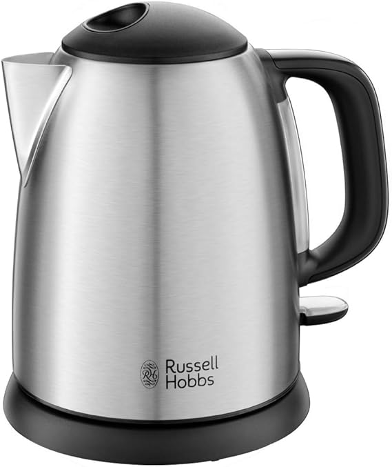 Russell Hobbs 1L Compact Kettle, Fast Boil, Removable Limescale Filter