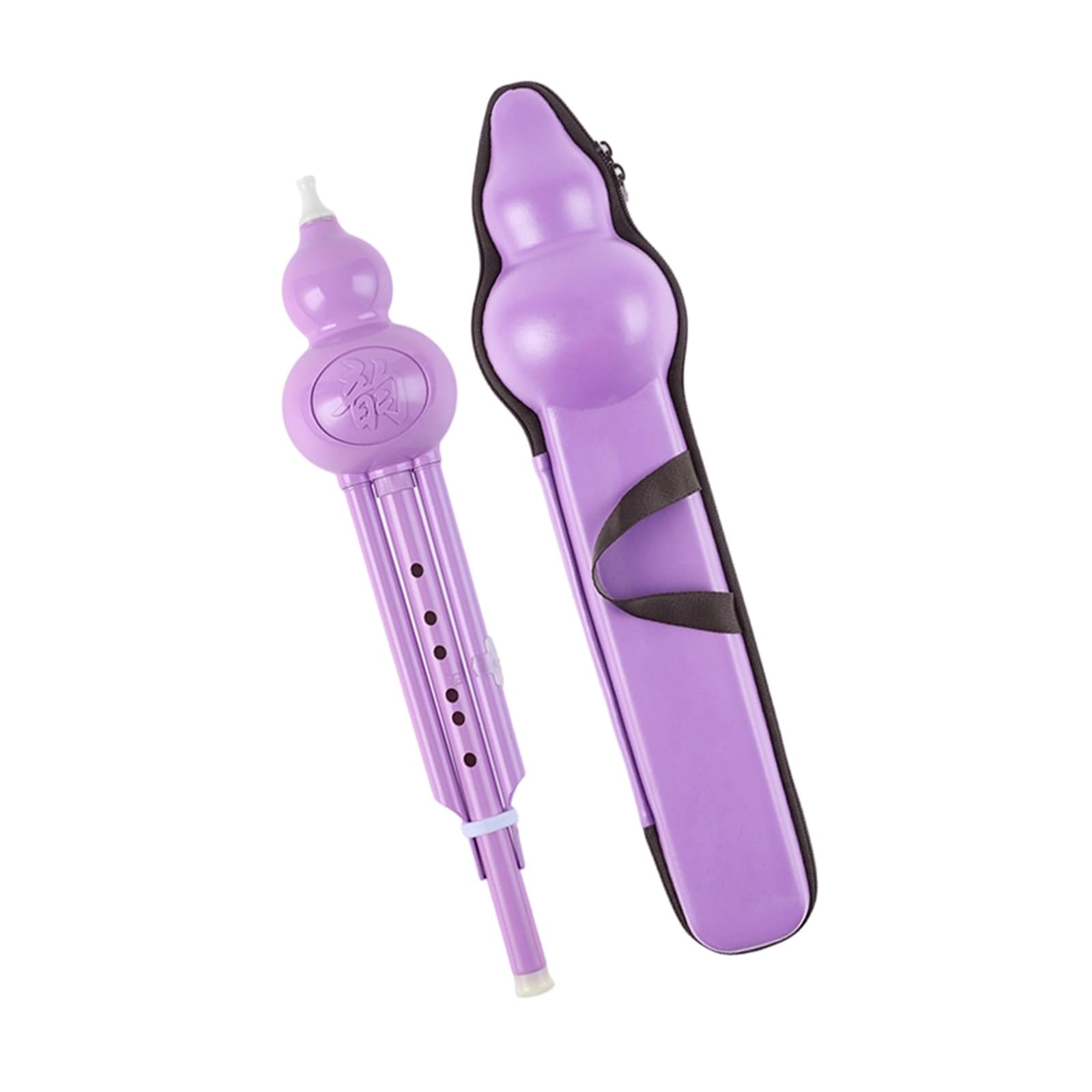 Strumento Di Pratica Per Principianti E Adulti In Resina Colorata Hulusi C O Bb(Purple,Bb Key)