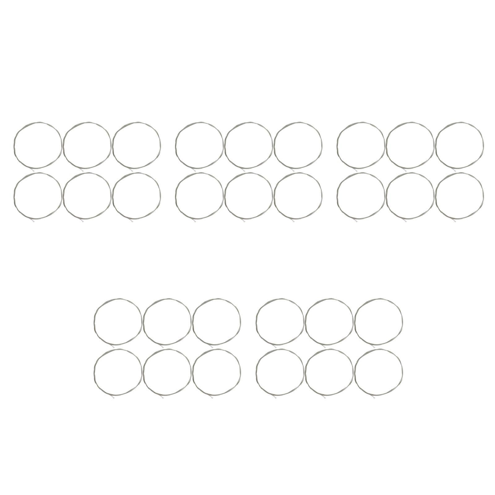 ibasenice 5sets Corde Per Chitarra Folk Metallo Accessori Di Sostituzione Per Chitarra Acustica Resistente e Durevole Corde Per Kit Strumentale Professionale