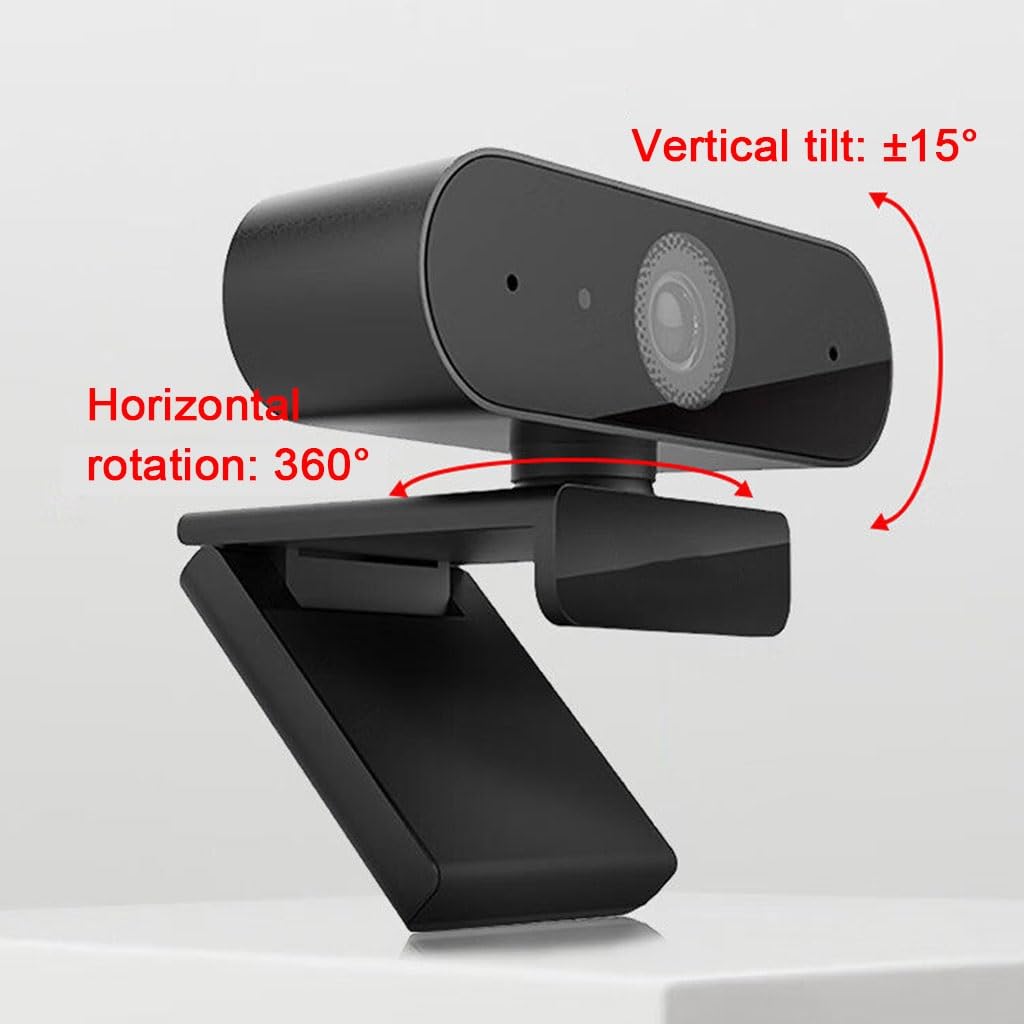 Kamera komputerowa z redukcją szumów, autofokusem, 2 mikrofonami i funkcją strumieniowania, kamery internetowe USB typu Plug & Play do wysokiej klasy spotkań biznesowych(1080P)