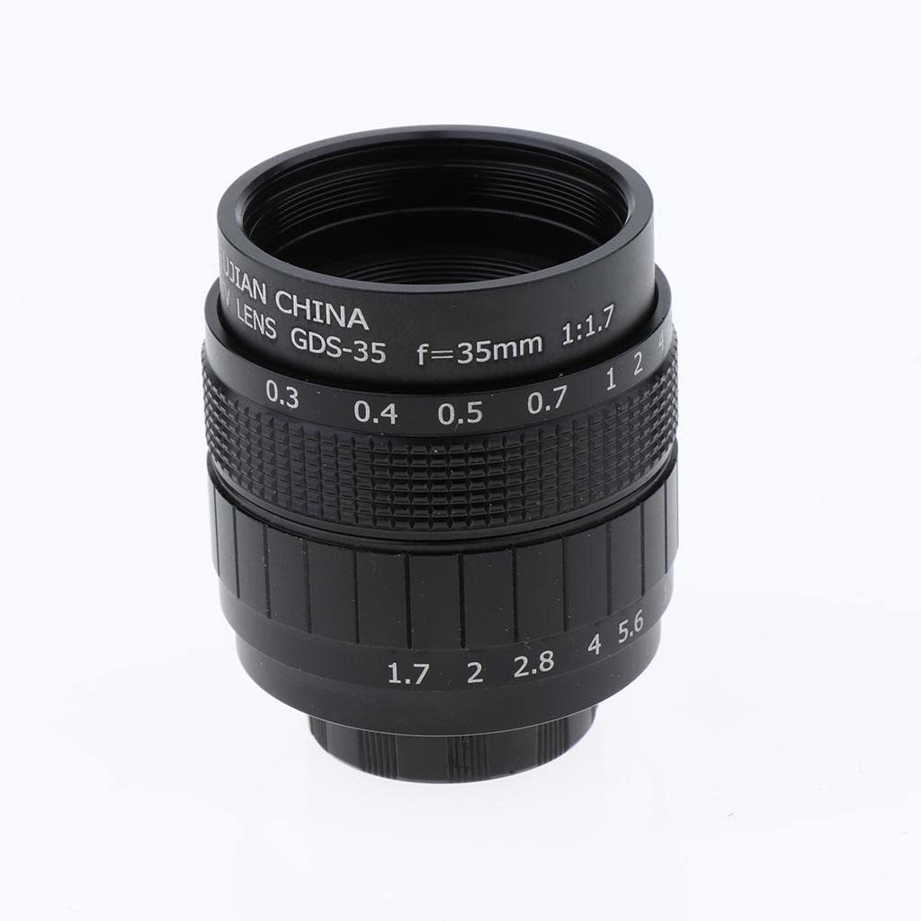 Amazon.co.jp: 35 mm f/1.7 TVレンズ マニュアルフォーカス Cマウント