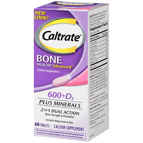 Caltrate 600+D3 Plus Minerals (60 Count) Calcium & Vitamin D3 Supplement Tablet, 600 mg - Thumbnail 5
