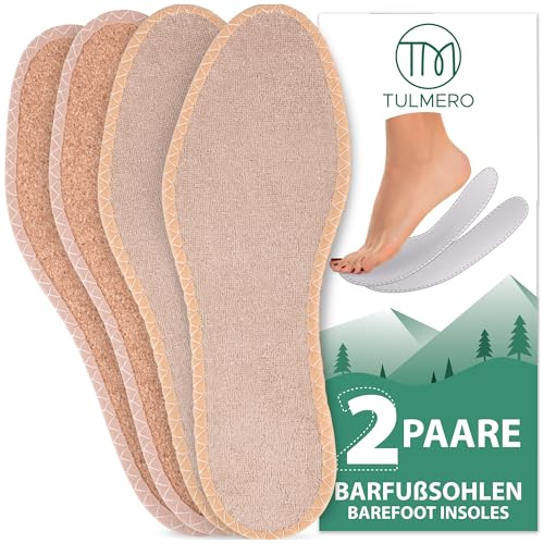 TULMERO Solette in sughero – Superficie in spugna di cotone