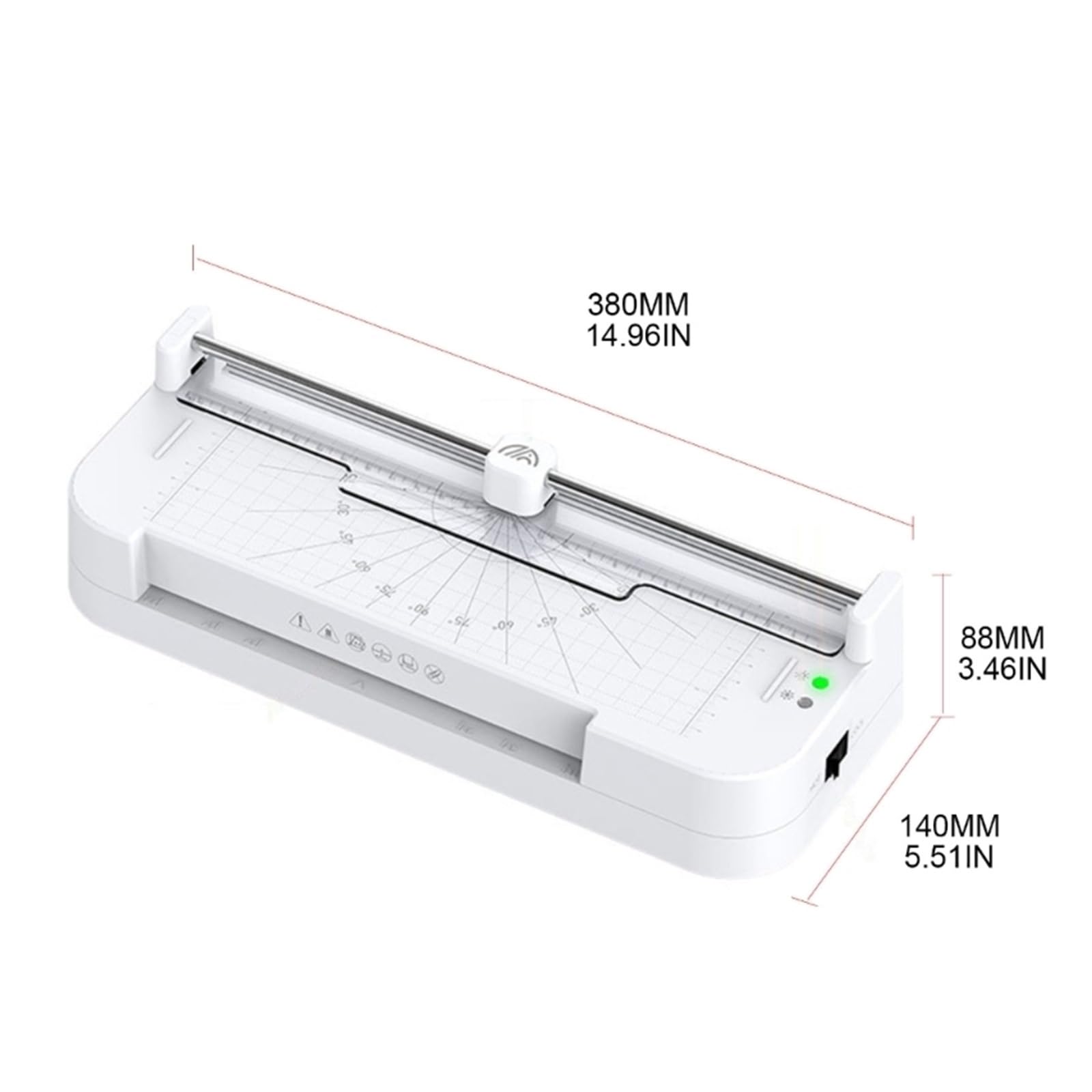 Macchina plastificatrice Colla plastificatrice - Velocità di passaggio 320 mm/min - 2 riscaldamenti for uso a lungo termine Per ufficio, scuola