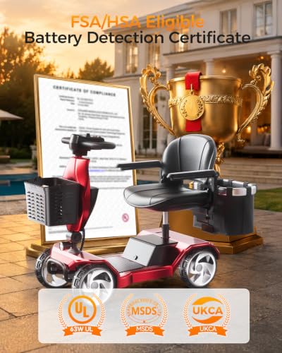 Foldable Mobility Scooter for Seniors