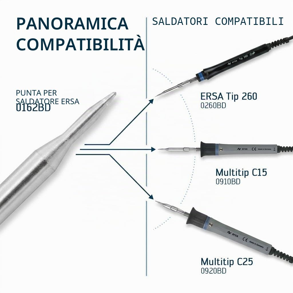 Ersa 162Bd Punta Di Ferro Di Tipo 260 Bd Per Saldatura Di Precisione