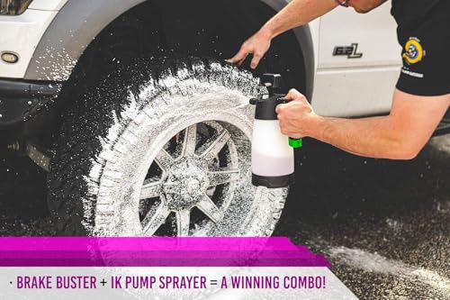 p amp s professional detail products brake buster wheel cleaner - non-acid formula removes brake dust dirt amp corrosion