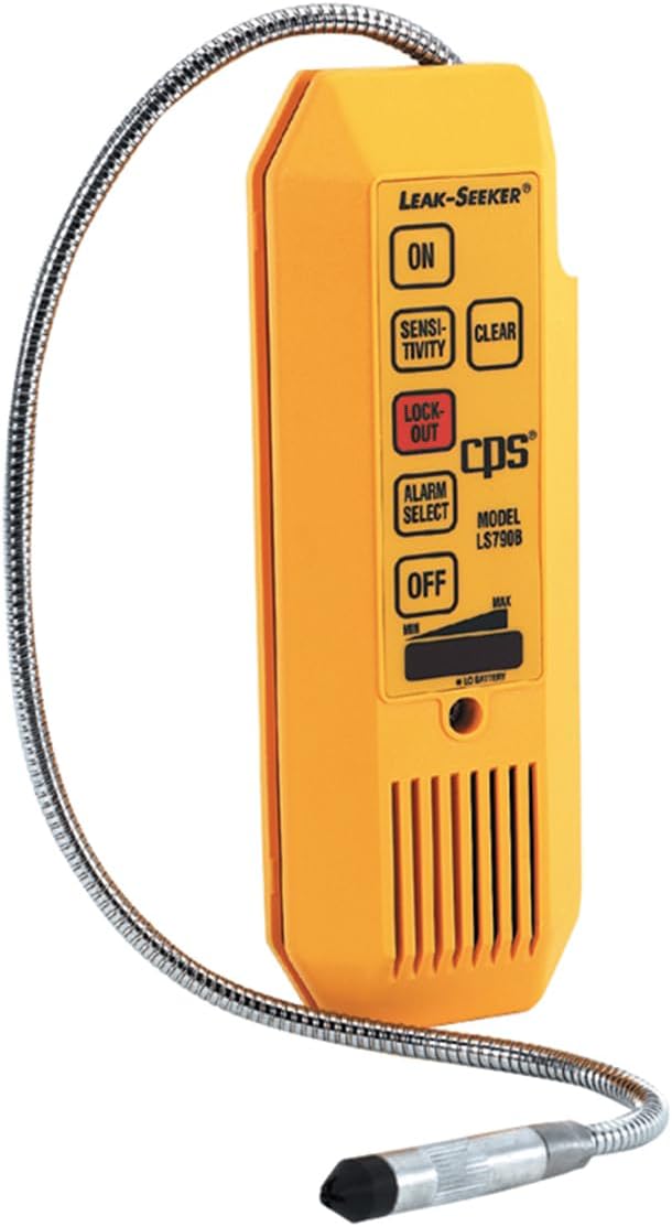 CPS LS790B Leak-Seeker - Electronic Leak Detector with 0.25 oz/yr Sensitivity, Flex Probe, and High-Intensity Bar Graph Display