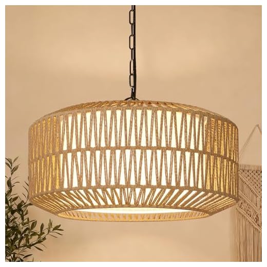 Height Adjustable Farmhouse Chandelier