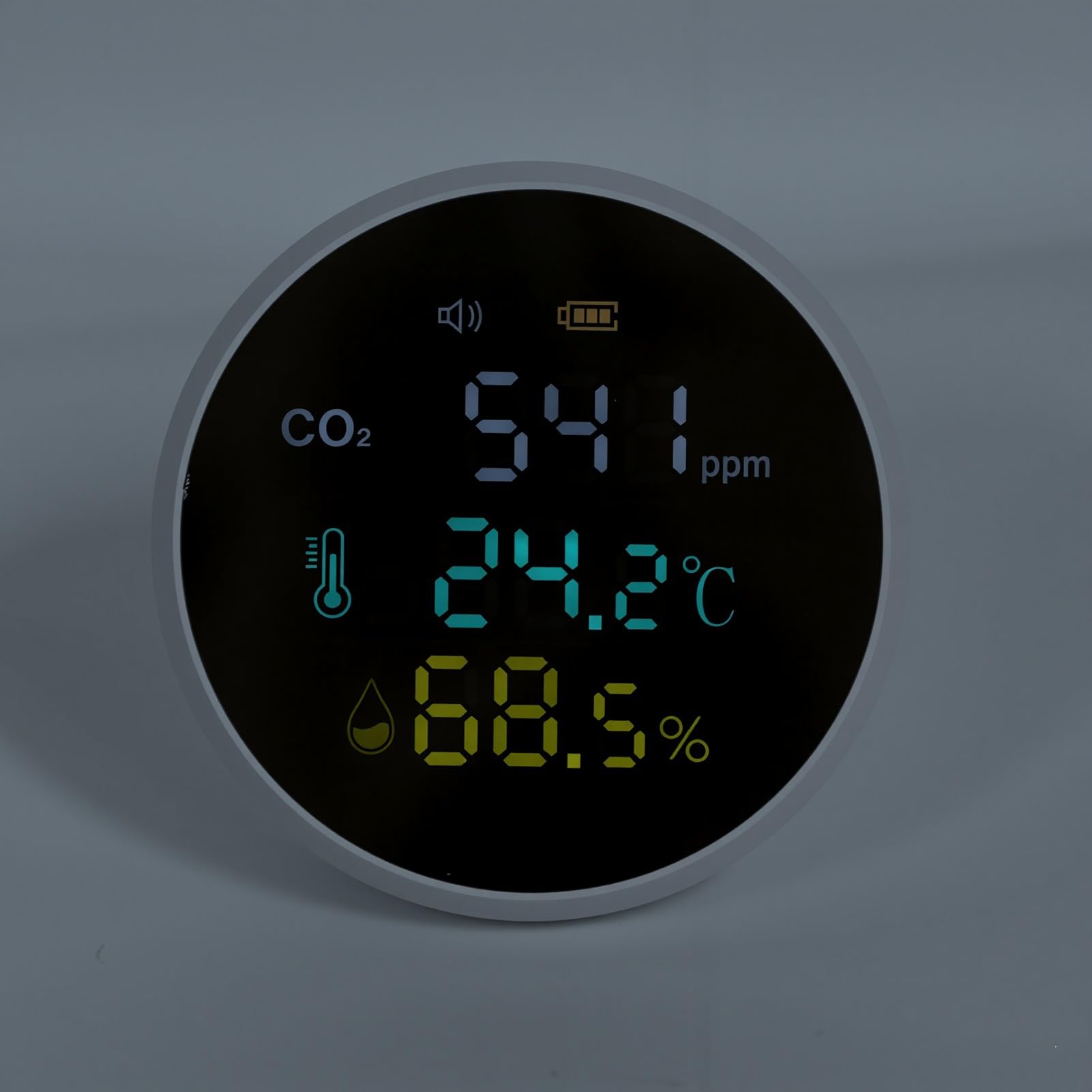 Annadue Monitor de Calidad del Aire para Pared, Detector de CO2 con