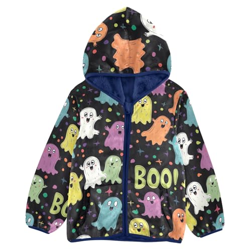 CHIFIGNO Girls Boys Zip up Hoodie Kids Hoodie Boys' Outerwear Jackets Coats with Pockets for Toddler and Kids