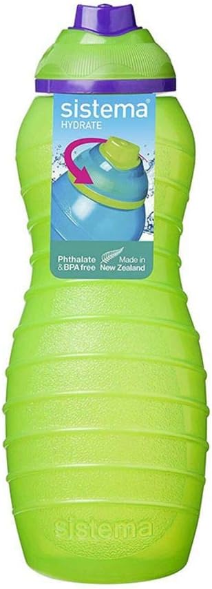 SistemaDavina Water Bottle Twist N Sip 700ML Green, 0745