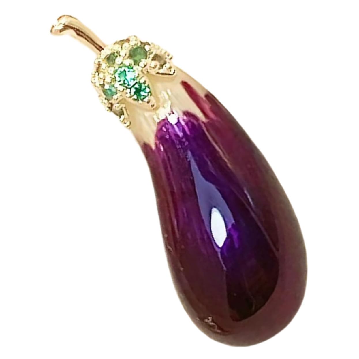 CALLARON spilla di melanzane spilli a testa per la creazione di gioielli anello sciarpa spilla per uomo spilla per abbigliamento distintivo per le donne accessori donna rame Violet