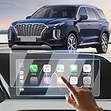 Sunsdrew 2PCS Screen Protector for 2020 2021 2022 Hyundai Palisade Ltd Limited Calligraphy 10.25-inch Touch Screen Radio Display Protector 9H Tempered Glass Protective Film Anti-Glare