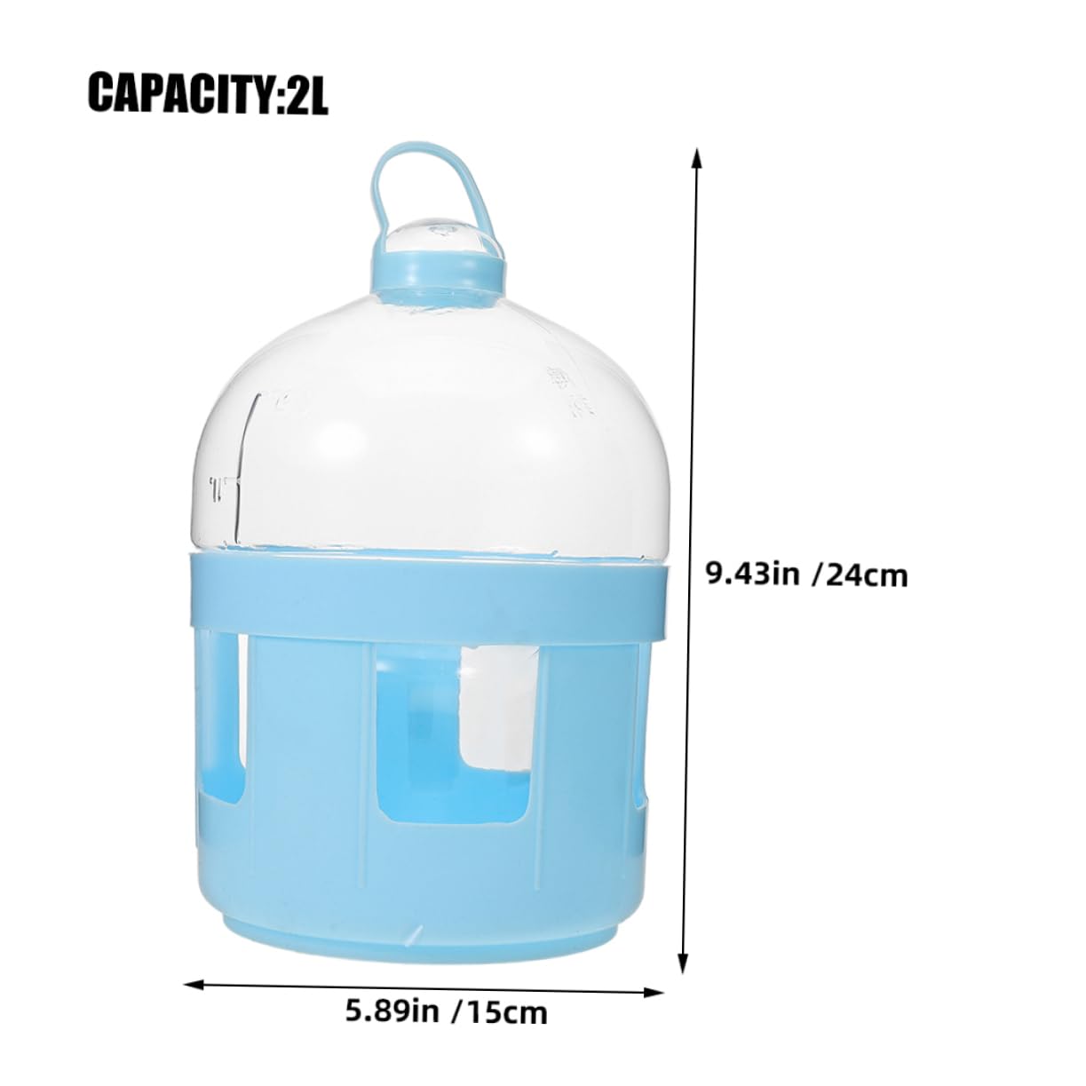 Abaodam Wide Application Pigeon Water Abs Material Large Mouth Design for Easy Cleaning Bird Supplies