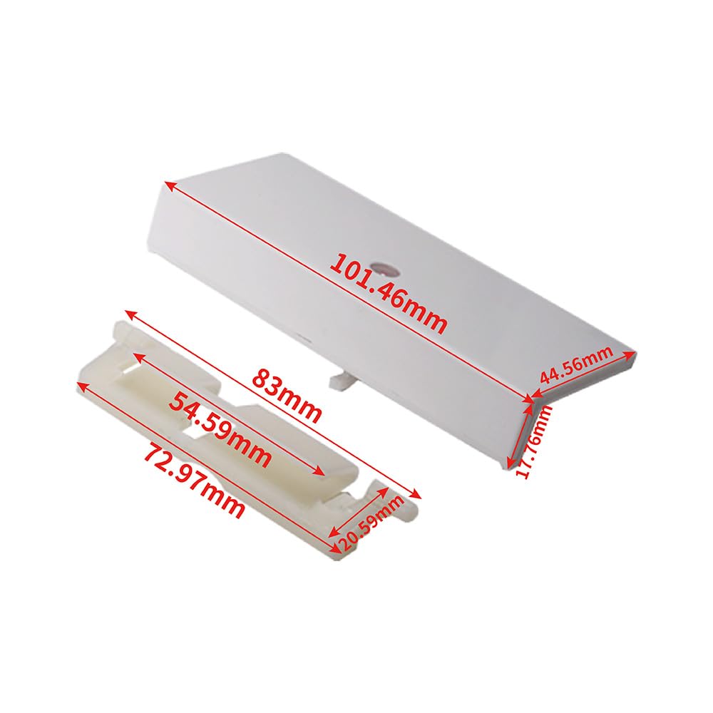 Türgriff Kühlschrank 059129 Kühlschrankzubehör kompatibel mit Bosch Siemens Gefrierfach Griff Gefrierfachtür Griff Kühlschrank Gefrierfach Klappe