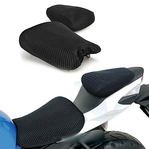 Housse de siège pour Suzuki GSX750R en tissu nylon noir