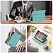 Fintie Case for Samsung Galaxy Tab A11+ Plus 11 Inch 2025/ A9+ Plus 2023, Multi-Angle Viewing Smart Stand Back Cover with Pocket Auto Wake/Sleep, Turquoise