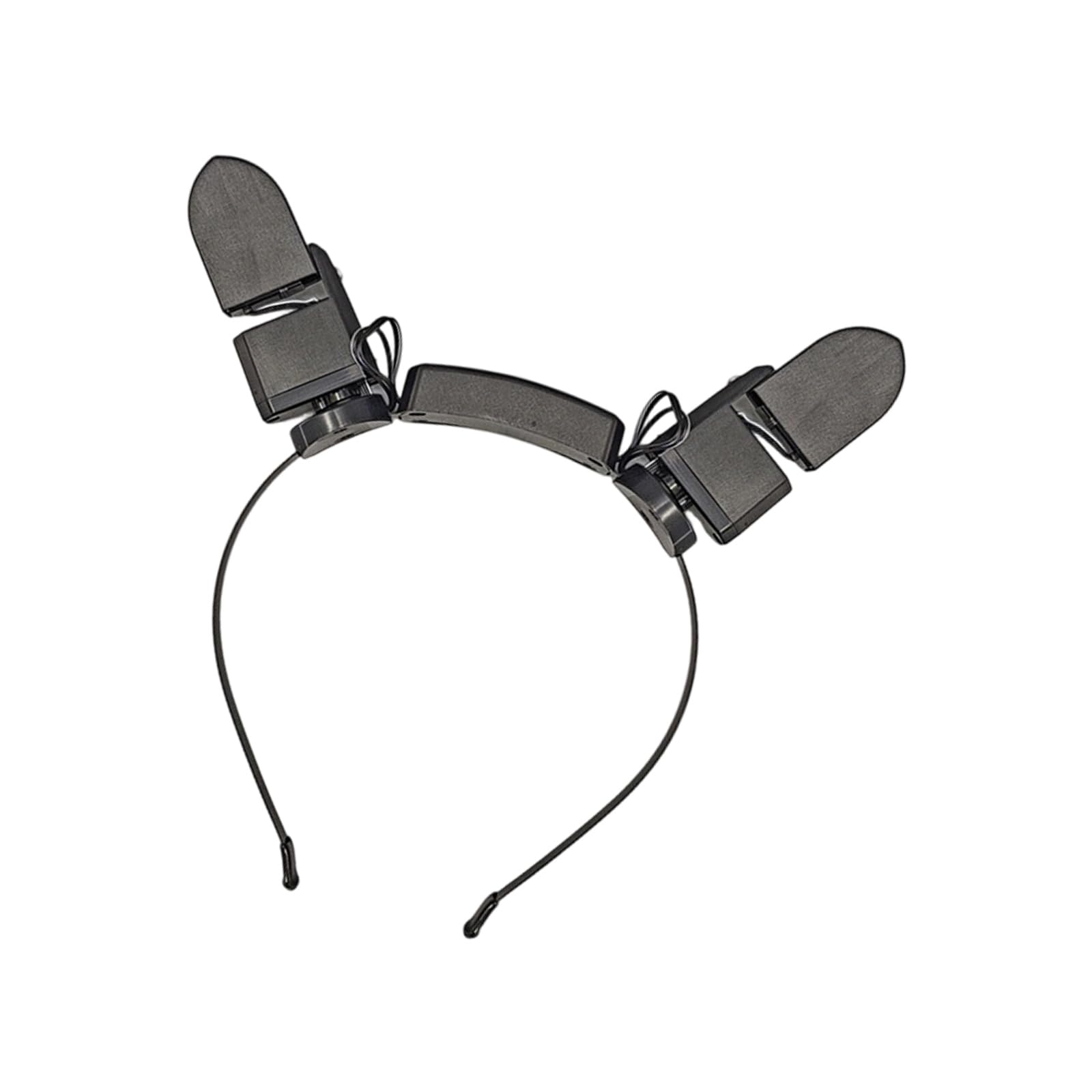 Diadema recargable con orejas de animal activadas por movimiento, accesorio divertido para el cabello para fiestas diarias y ocasiones especiales, diadema de orejas de gato con doble