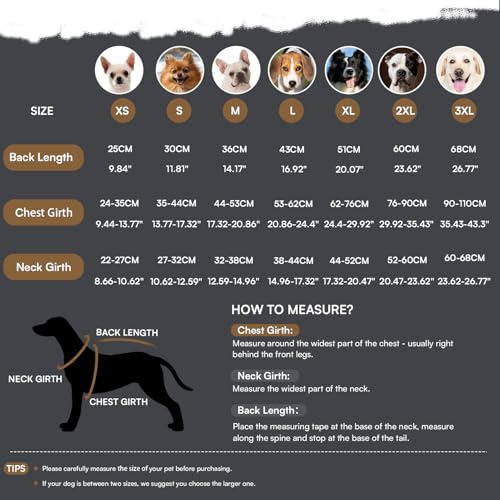 ASENKU Hundemantel für Kleine Hunde XS,Warme Hundemantel Winter, Fleece Hundejacke Reversible wasserdichte Winddichte Kalte Wetter Winterjacken & Wintermäntel mit Geschirr Loch