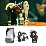 【Leistungsstark und Verstellbar】Dieser Nähmaschinen-Motor ist stark genug für den Einsatz in Haushaltsmaschinen. Es enthält ein Pedal, das die Leistung des Motors während der Intensität erhöht, um je nach Bedarf Ihres Nähprojekts langsam oder schnell nähen zu können.