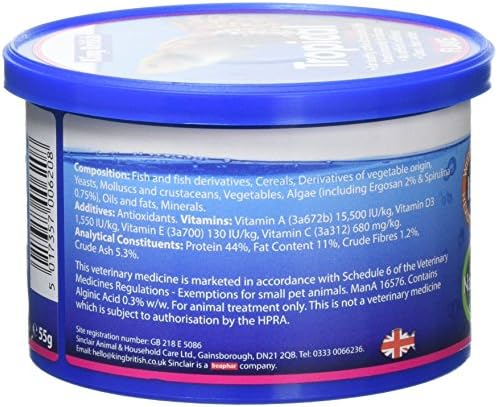 King British Tropical Fish Flake 55g