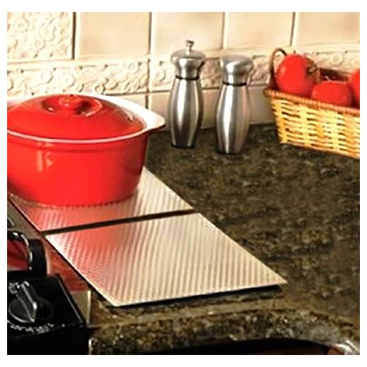 WD - KC Insulated Non Skid Kitchen Counter Saver Protection Mat/Liners - Choose Size (7" x 7" Sq. Set of 2)