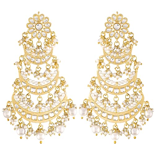 Image of Peora Traditional Indian Earrings Set Jewellery Gift for Women Girls