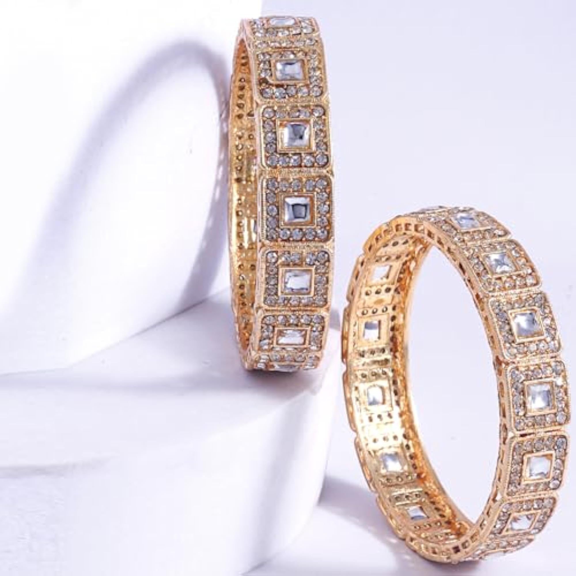 Stylish Kundan Bangles for Women