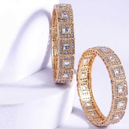 Stylish Kundan Bangles for Women