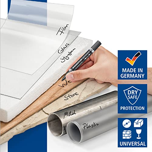 Feutres indélébiles double pointe fine et moyenne Staedtler 348 - 6