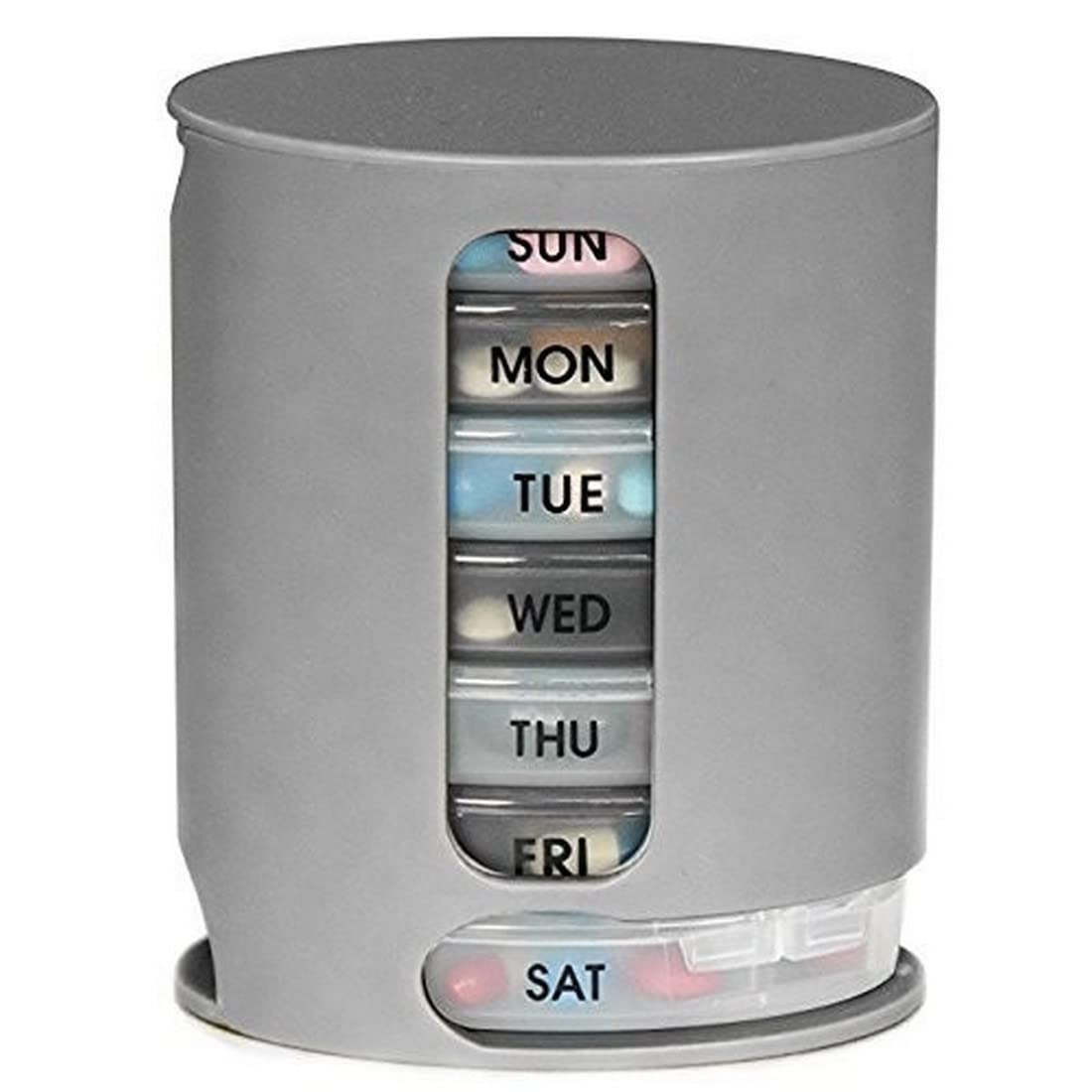 BKSMD Pill Pro 7 Days Weekly Tablet Medicine Storage Organizer Box Pill Box-image-31