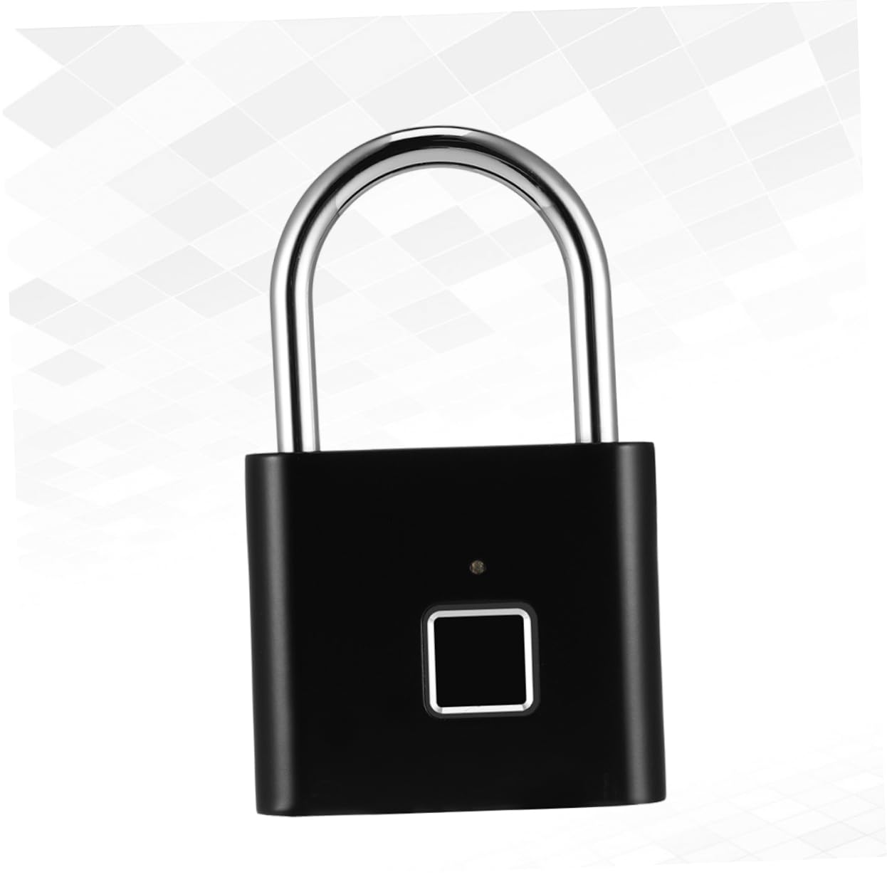 LIFKOME Lucchetto Elettronico Intelligente Impronta Digitale e Password, Lucchetto per Valigia in Acciaio Inossidabile, 40 Impronte, per Viaggio e Zaino