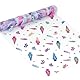 Tischläufer für Einschulung Schuleinführung Schulanfang Deko, Tischband tischdecke mit Zuckertüten 123 ABC Motiv Schule 600 cm x 29 cm, Tisch Läufer für 1. Schultag