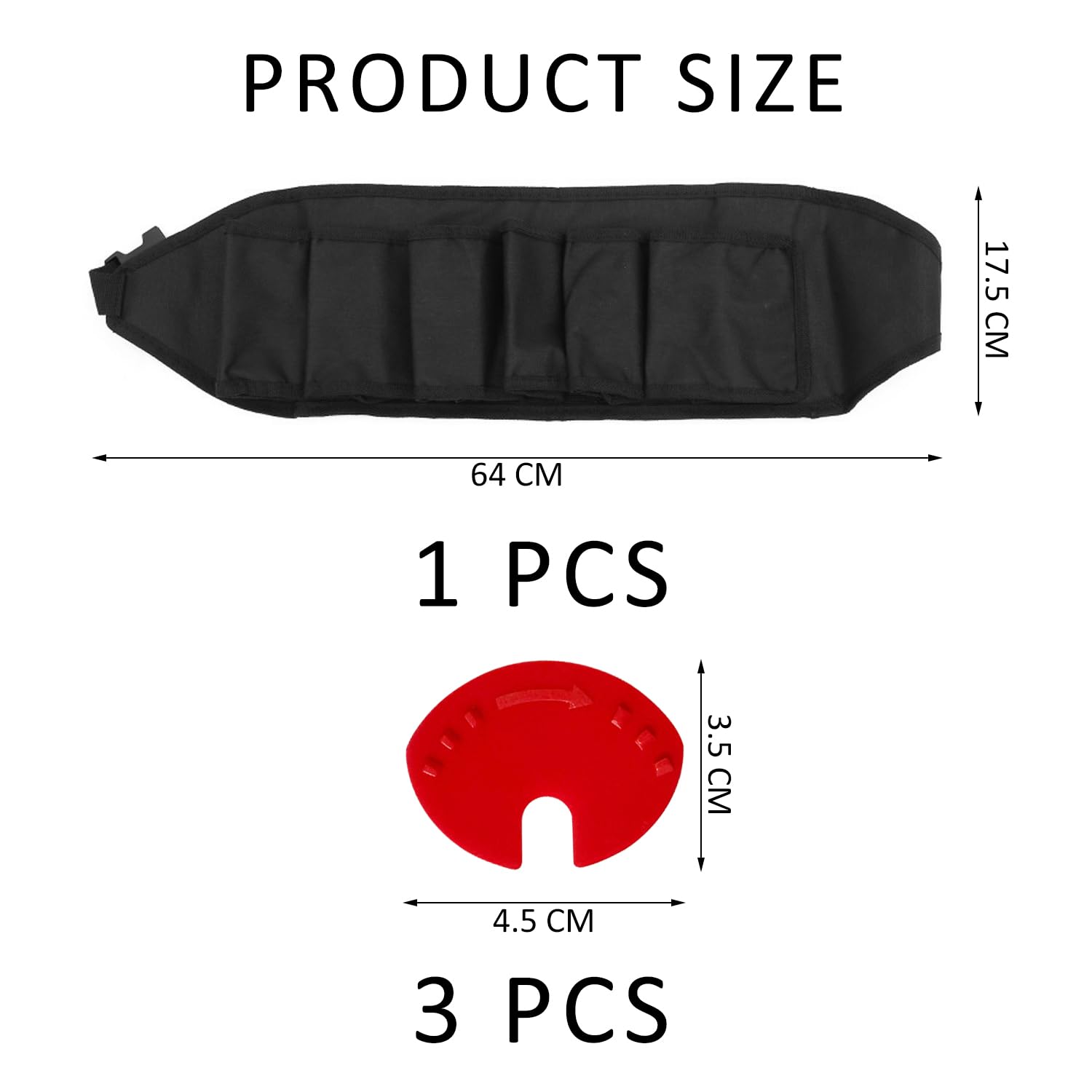 GVSAVY 1pcs six-compartment fanny pack, 3pcs closure tabs, beer belt, can hold 6 cans of beer and drinks, portable drinking fountain, suitable for camping, hiking (black) - Image 2
