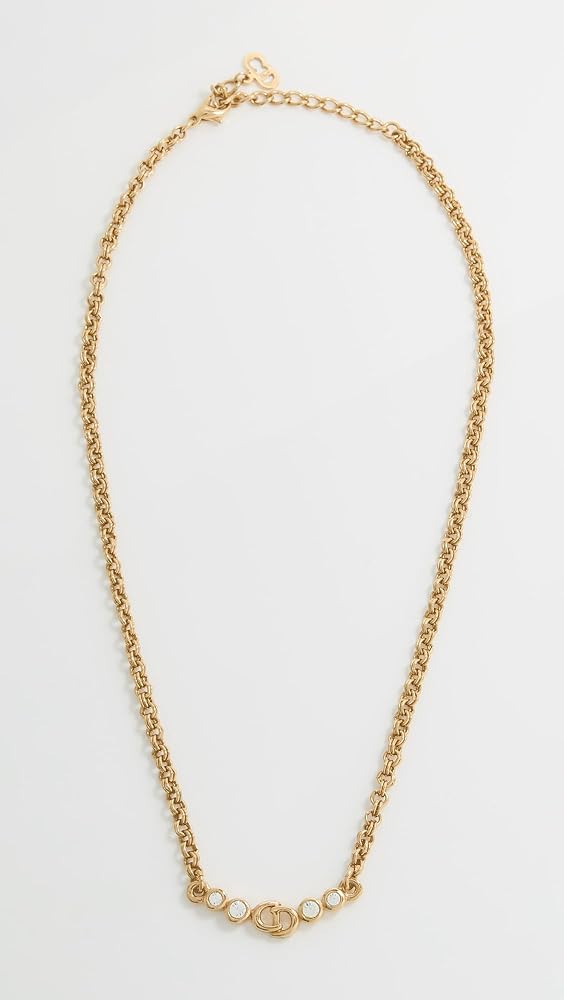 極美品 Dior trotter plate gold necklace 極美品 Dior trotter plate gold necklace 極美品 Dior trotter plate