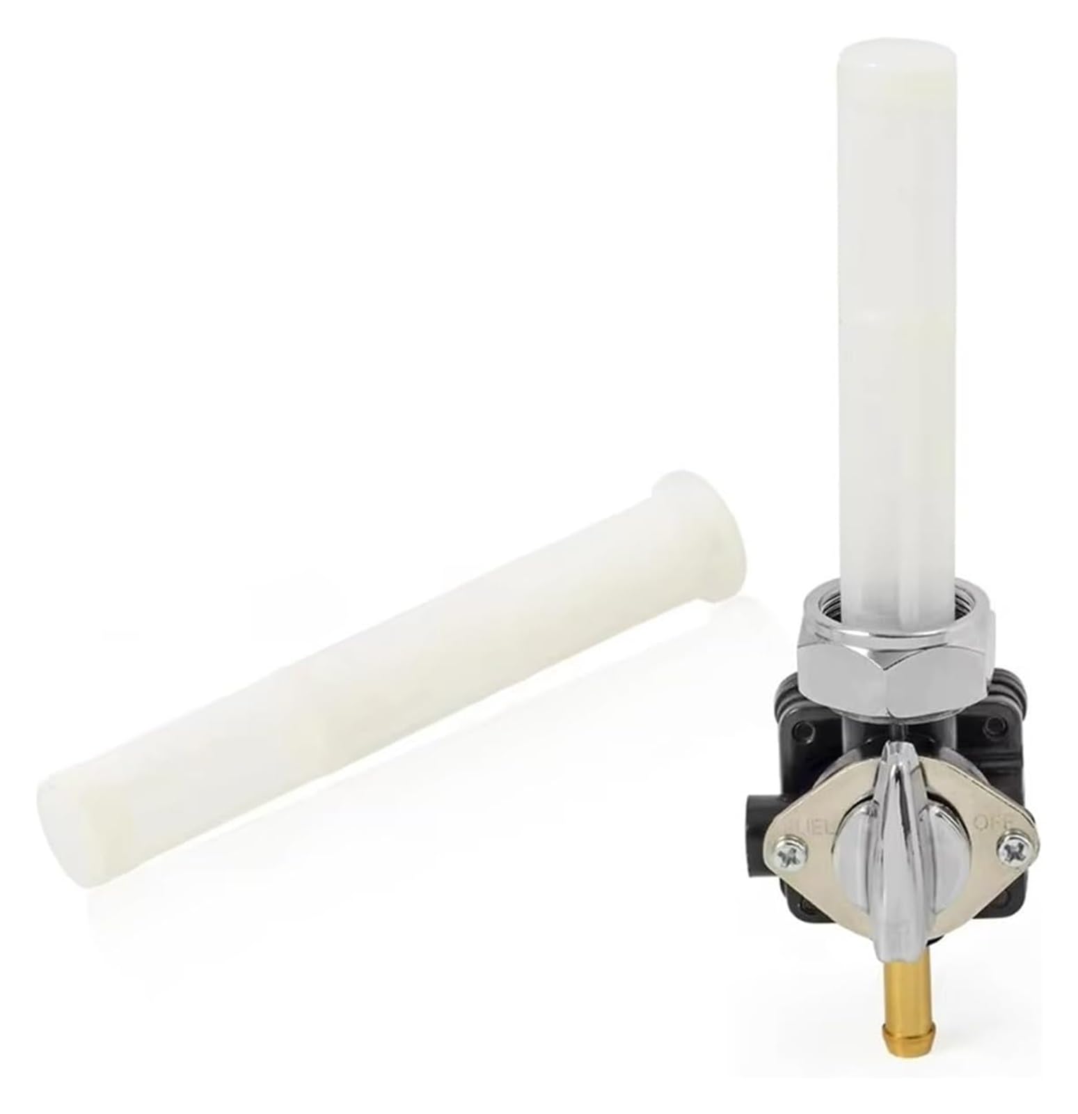 para Sportster XL 883 XLH883 para 1200 XLH1200 Válvula De Purga Combustible Grifo 22 Mm Bomba Salida Recta Gasolina Grifo Tanque