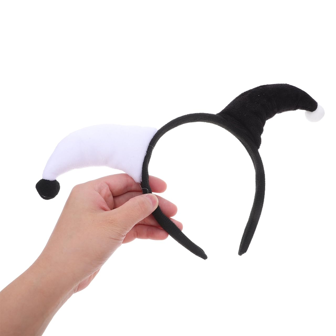 MAGICLULU Clown Headband Props Halloween Clown Headband Black White Hairband Bopper Hairband Cosplay Costume Headwear Accessories for Halloween Carnival Party - Image 3