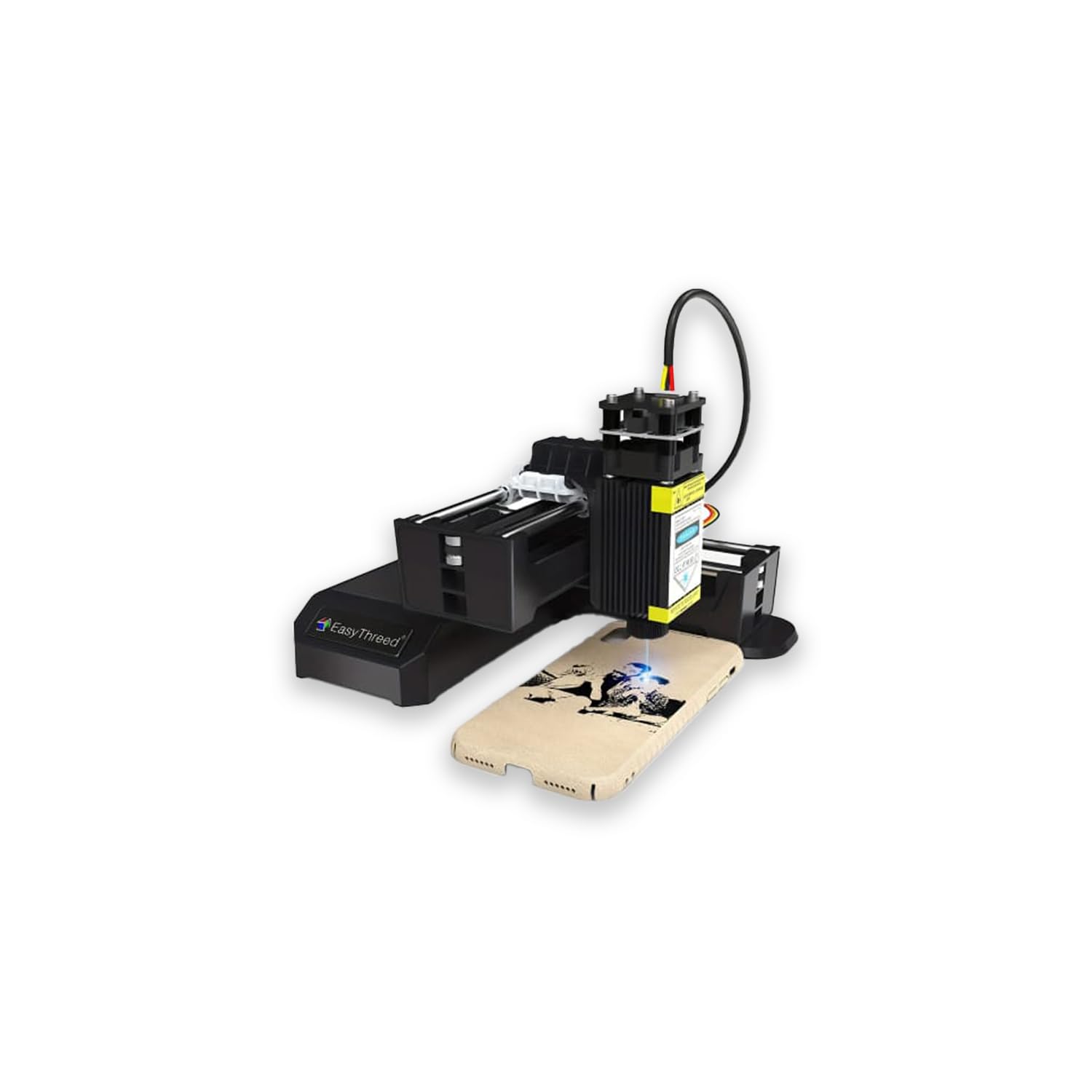 Laser Engraver, 2W, Supports Multi-Material Engraving with Mobile APP Connectivity, Easy Setup