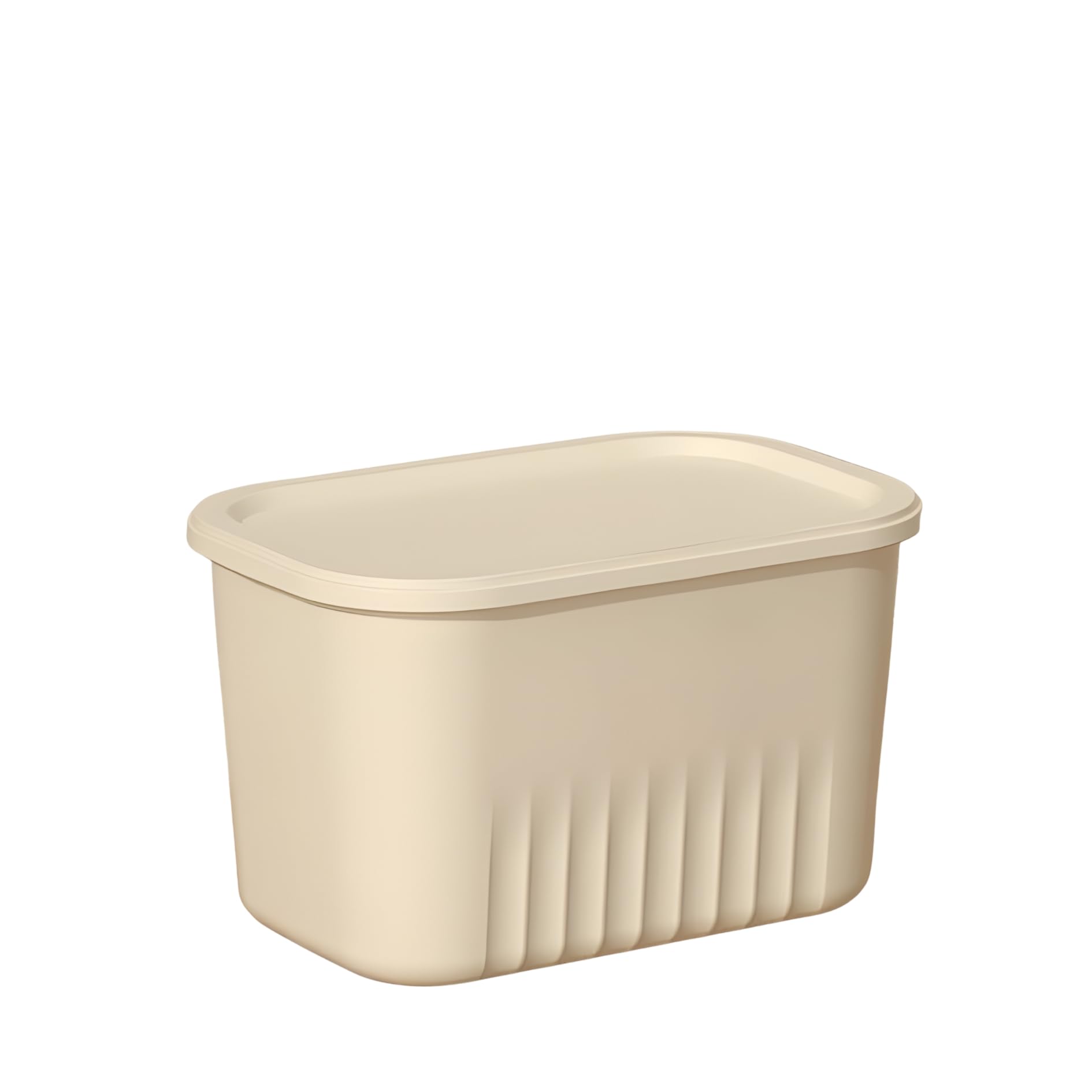 HoopVool® Multi Purpose Plastic Storage Bins Stackable Organizer Boxes with Lids, Stackable Crates for Home & Kitchen, items like books, clothes, snacks, toys. (Pack of 1, Medium - 24 X 16 X 14.5 CM)