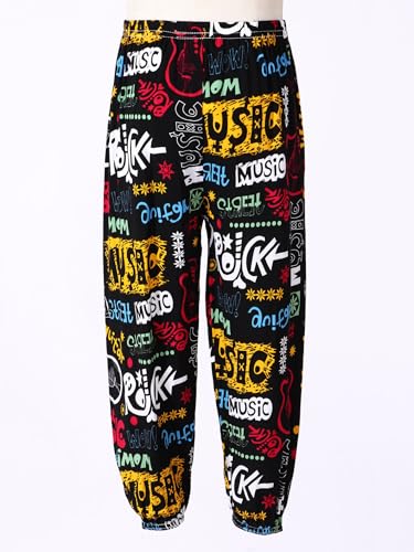 Children Hippie Harem Loose Boho Trouser Kids Boys Girls Casual Printed Pants for Beach Daily Wear3