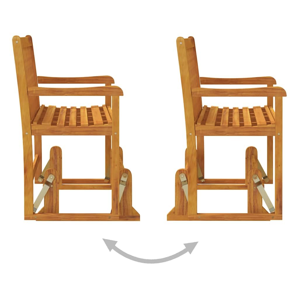 Générique Huśtawka ogrodowa 110 cm lite drewno akacjowe